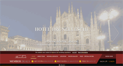 Desktop Screenshot of hotelbrunelleschi.net