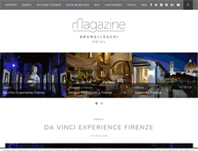 Tablet Screenshot of magazine.hotelbrunelleschi.it